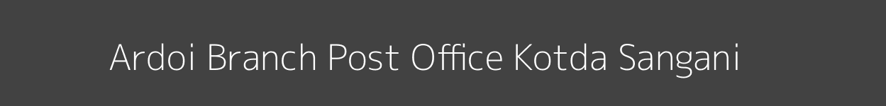Ardoi Post Office Kotda Sangani Pincode 360030