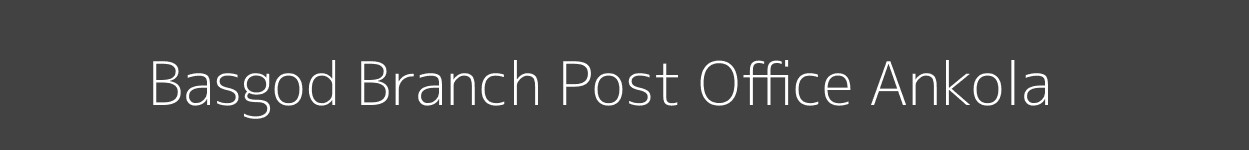 Basgod Post Office Ankola Pincode 581353