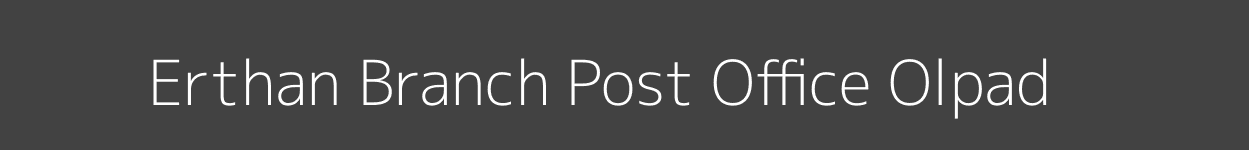Erthan Post Office Olpad Pincode 394540