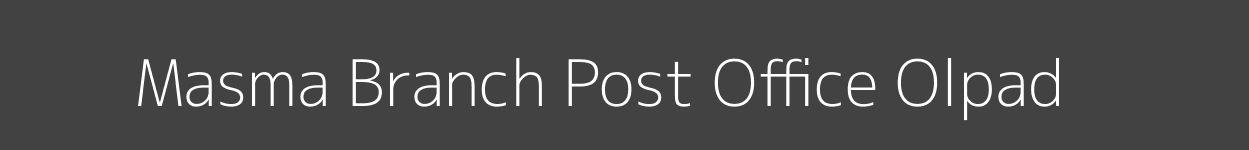 Masma Post Office Olpad Pincode 394540