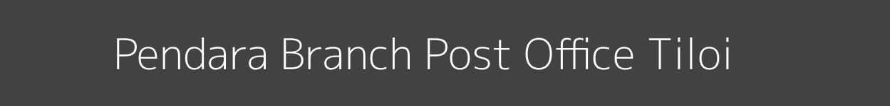 Pendara Post Office Tiloi Pincode 229802