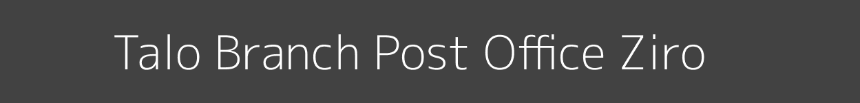 Talo Post Office Ziro Pincode 791120