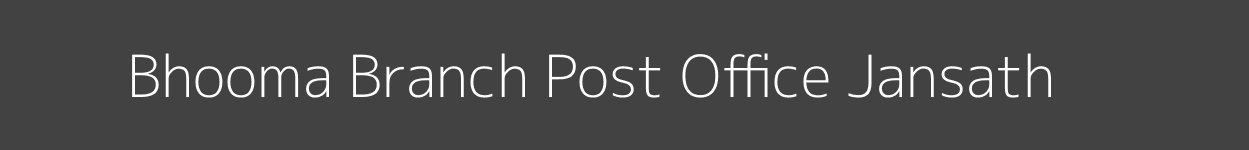 Bhooma Post Office Jansath Pincode 251315