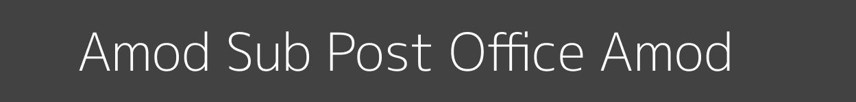 Amod Post Office Amod