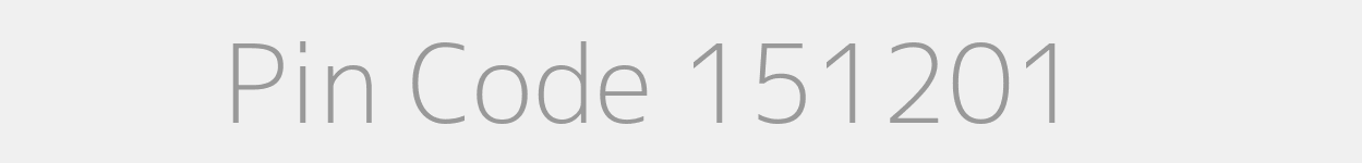 Pin Code 151201 Zip Code