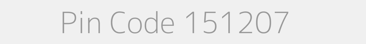 Pin Code 151207 Zip Code