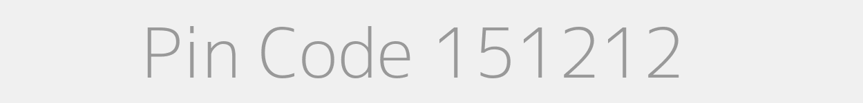 Pin Code 151212 Zip Code