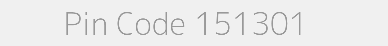 Pin Code 151301 Zip Code