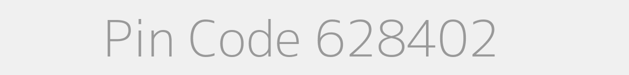 Pin Code 628402 Zip Code