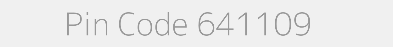 Pin Code 641109 Zip Code
