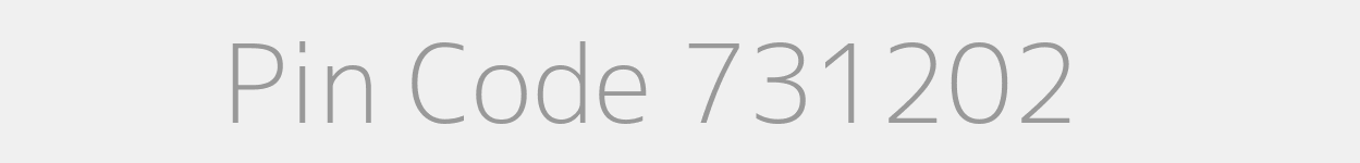 Pin Code 731202 Zip Code