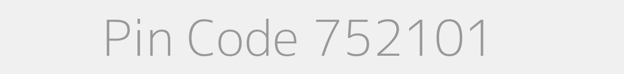 Pin Code 752101 Zip Code