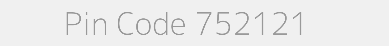 Pin Code 752121 Zip Code