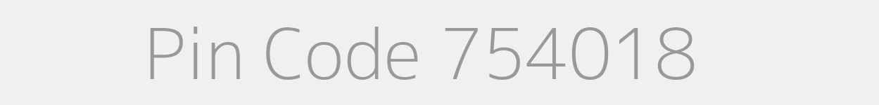 Pin Code 754018 Zip Code