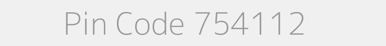 Pin Code 754112 Zip Code