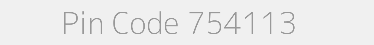 Pin Code 754113 Zip Code