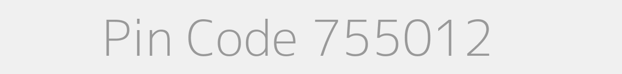 Pin Code 755012 Zip Code