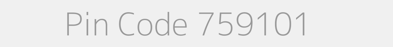 Pin Code 759101 Zip Code