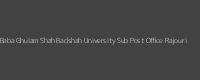 Baba Ghulam Shah Badshah University Rajouri Pin Code 185234