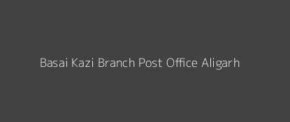 Basai Kazi Post Office Aligarh Pin Code 202150