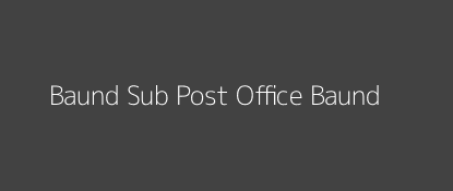 Baund Post Office Baund Pin Code 127025