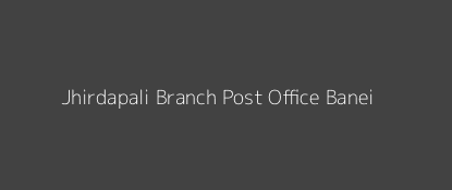 Jhirdapali Post Office Banei Pin Code 770051