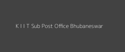 K I I T Post Office Bhubaneswar Pin Code 751024