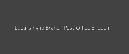 Lupursingha Post Office Bheden Pin Code 768103