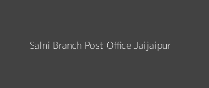 Salni Post Office Jaijaipur Pin Code 495690